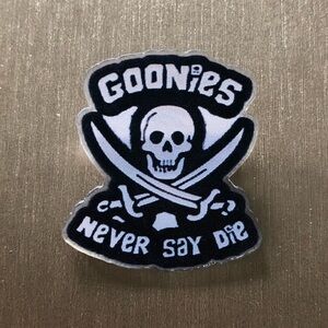 Goonies Skull and Crossbones acrylic pin